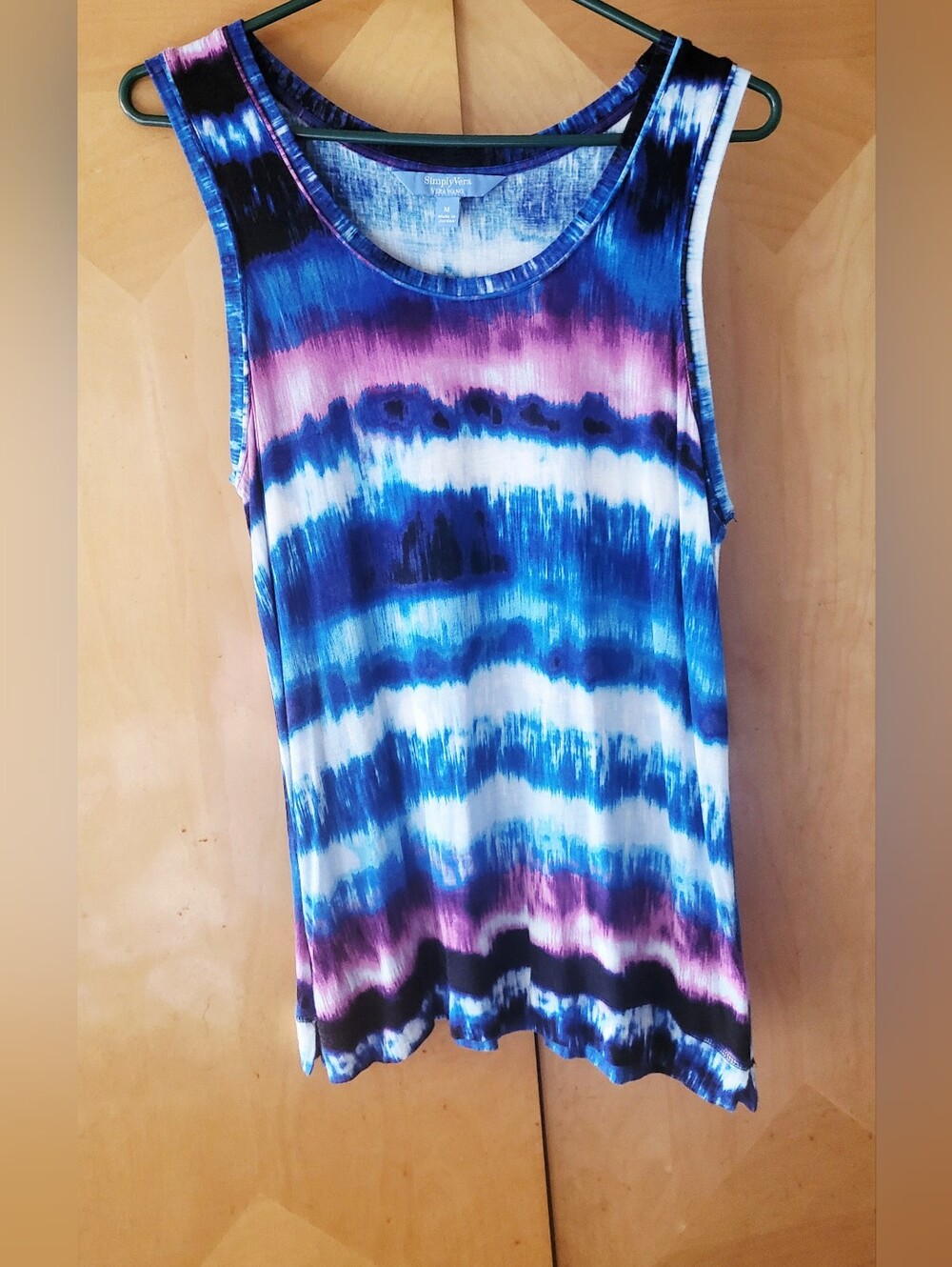 Tie-Dye Scoop Neck Tank